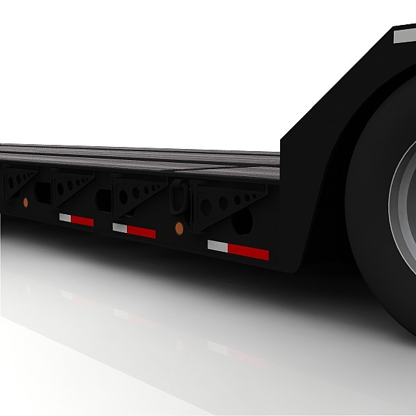 fontaine renegade lowboy extendable 3d model - Fontaine LXT40 Renegade extendable lowboy by bansheewoj